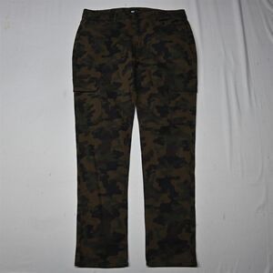 NEW‎ Hudson 36x32 Woodland Camouflage Ace Skinny Mens Cargo Pants